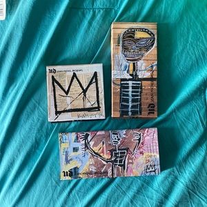 set of 3 urban decay jean michel basquiat palettes